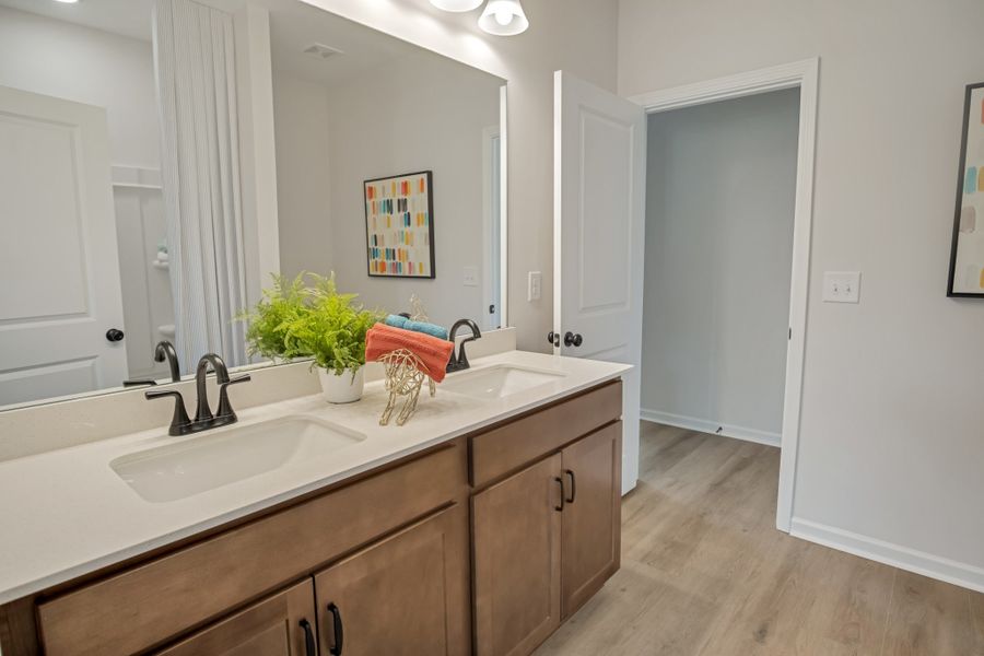 Furnished interior view inside a new home in The Oaks, Clarksville (Image 12).