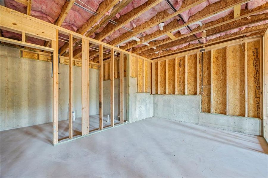 In-progress construction of a new home in , Monroe, GA (Image 22).