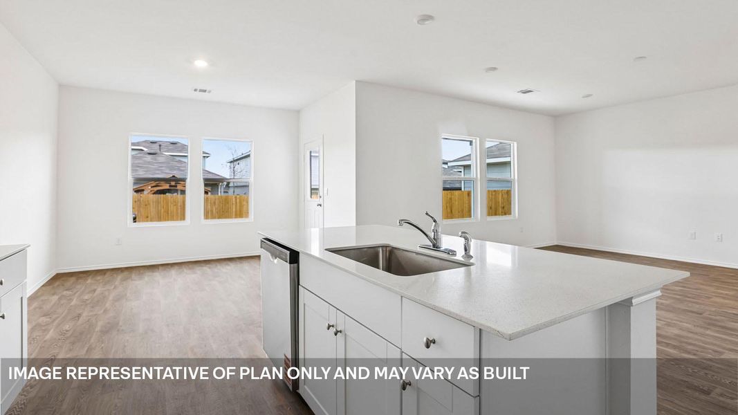 Furnished interior view inside a new home in Wayside, Uhland (Image 8).
