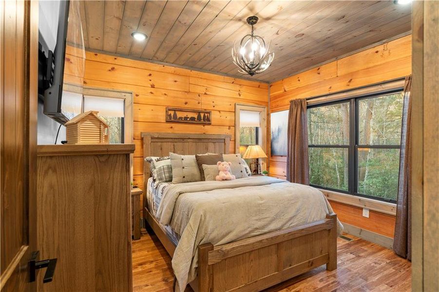 Furnished interior view inside a new home in , Cherry Log (Image 15).