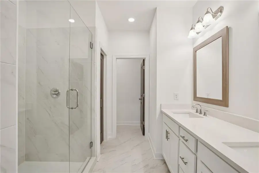 Furnished interior view inside a new home in Palisades Townhomes, Cumming (Image 3).