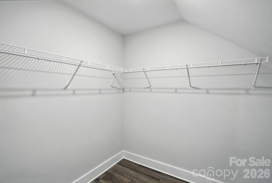 Primary closet