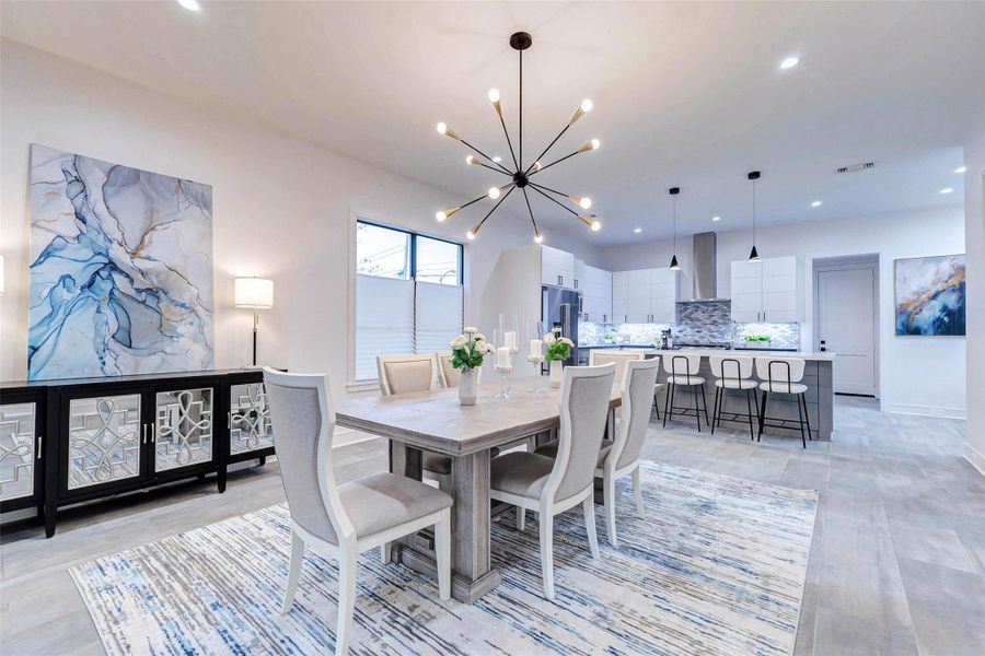 Furnished interior view inside a new home in , Houston (Image 3). Furnished interior view inside a new home in , Houston (Image 3).