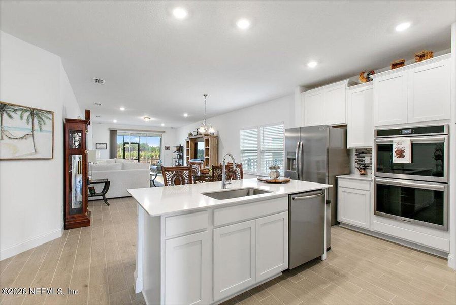 Furnished interior view inside a new home in Silver Meadows at SilverLeaf, St. Augustine (Image 15).