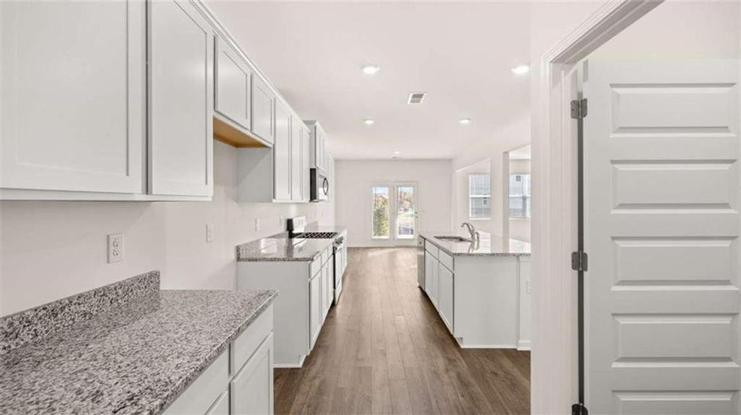 Furnished interior view inside a new home in , Dacula (Image 2).
