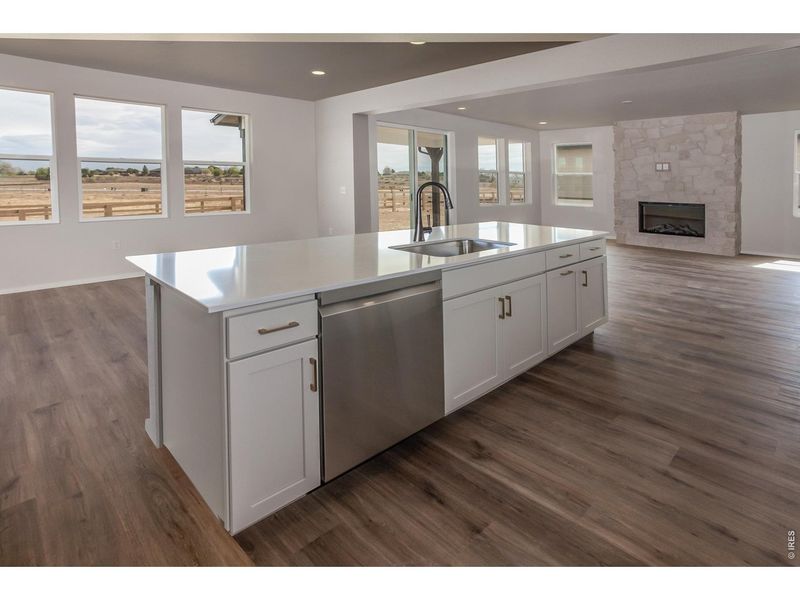 Furnished interior view inside a new home in Prairie Song Story Collection - Single Family Homes, Windsor (Image 11).