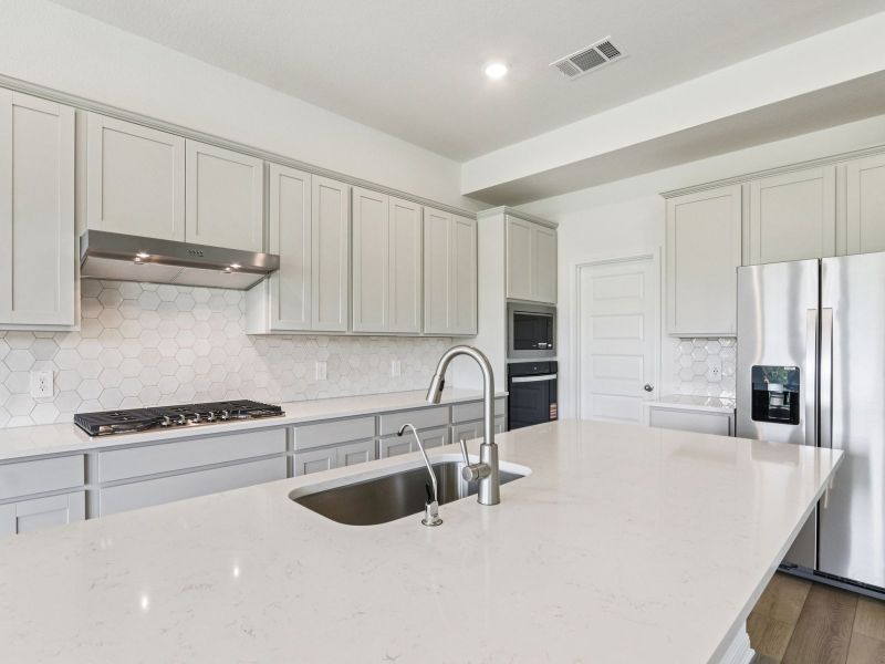 Furnished interior view inside a new home in Prairie Winds - Executive Collection, Hutto (Image 3).