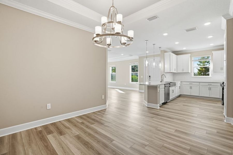 Spacious, unfurnished interior of a new home in Esplanade at Azario Lakewood Ranch, Lakewood Ranch (Image 13). Spacious, unfurnished interior of a new home in Esplanade at Azario Lakewood Ranch, Lakewood Ranch (Image 13).