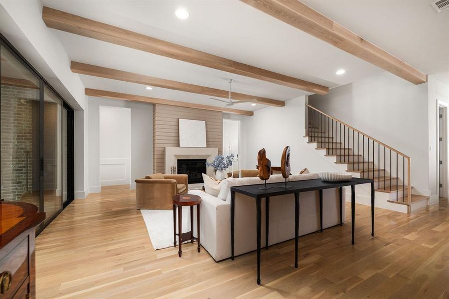 Furnished interior view inside a new home in , Dallas (Image 13).