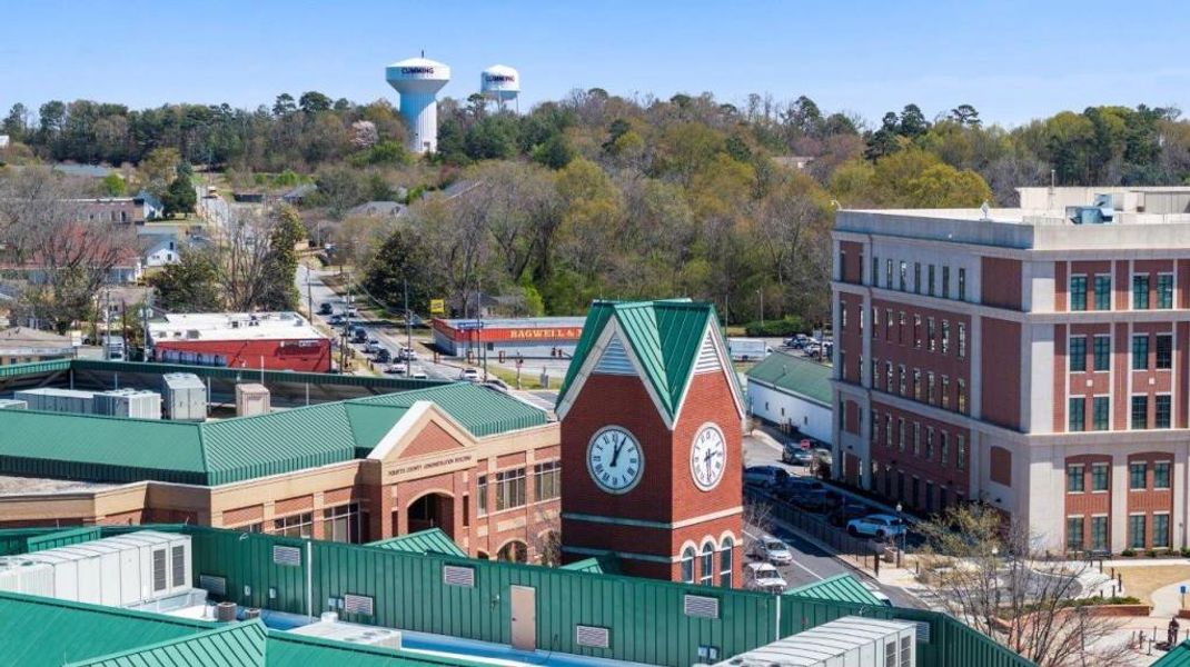 Front exterior of a new home in Haven Abbey, Cumming, GA, highlighting curb appeal (Image 31).