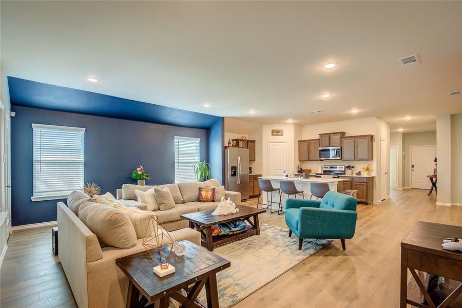 Furnished interior view inside a new home in , Crandall (Image 8). Furnished interior view inside a new home in , Crandall (Image 8).