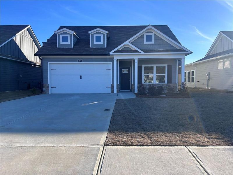 Front exterior of a new home in , Cartersville, GA, highlighting curb appeal (Image 28).