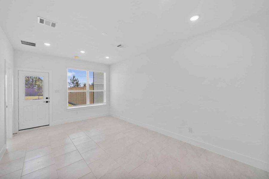 Spacious, unfurnished interior of a new home in Bridgeland, Cypress (Image 25). Spacious, unfurnished interior of a new home in Bridgeland, Cypress (Image 25).