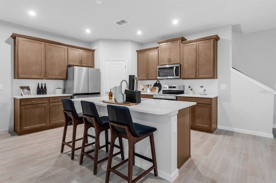 Furnished interior view inside a new home in Pendleton at Chapel Crossings, Wesley Chapel (Image 4). Furnished interior view inside a new home in Pendleton at Chapel Crossings, Wesley Chapel (Image 4).
