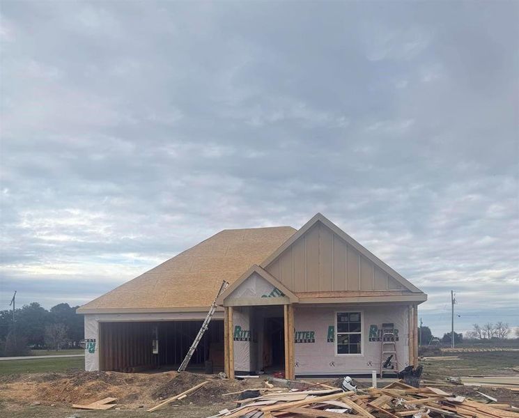 In-progress construction of a new home in , Nome, TX (Image 4).