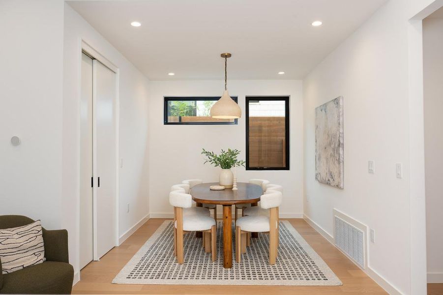 Furnished interior view inside a new home in , Austin (Image 29). Furnished interior view inside a new home in , Austin (Image 29).