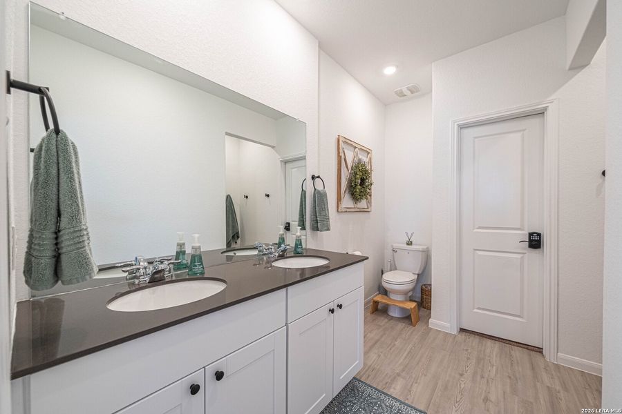 Furnished interior view inside a new home in Hidden Trails, Bulverde (Image 9).