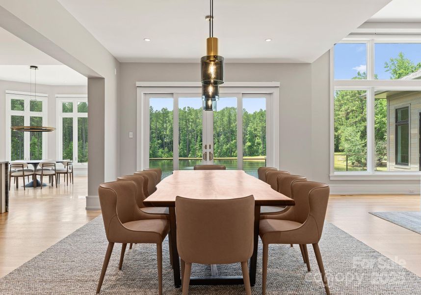 Furnished interior view inside a new home in , Pinehurst (Image 10).