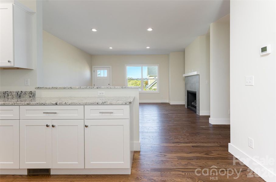 Furnished interior view inside a new home in , Asheville (Image 6).