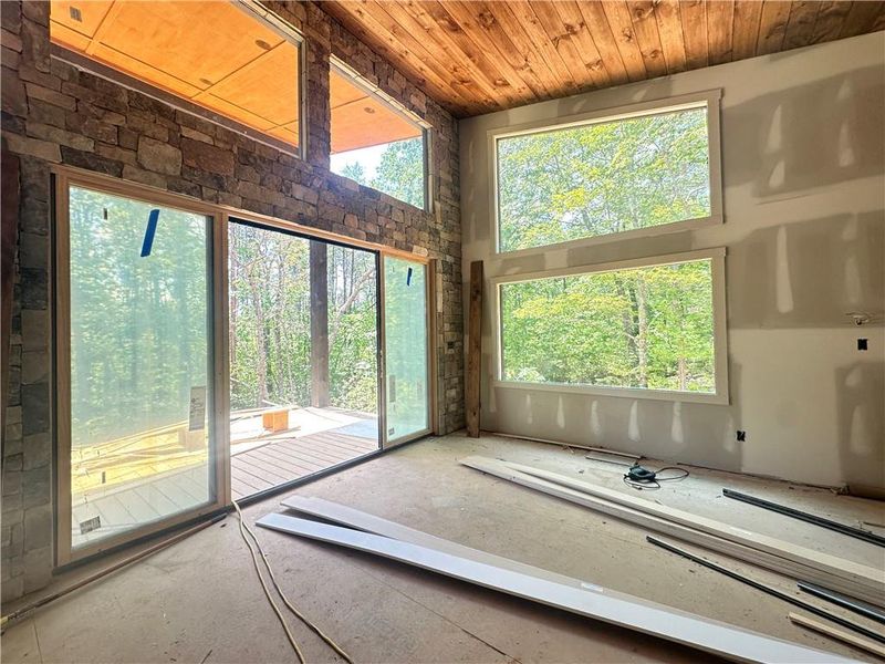 Furnished interior view inside a new home in , Morganton (Image 3).