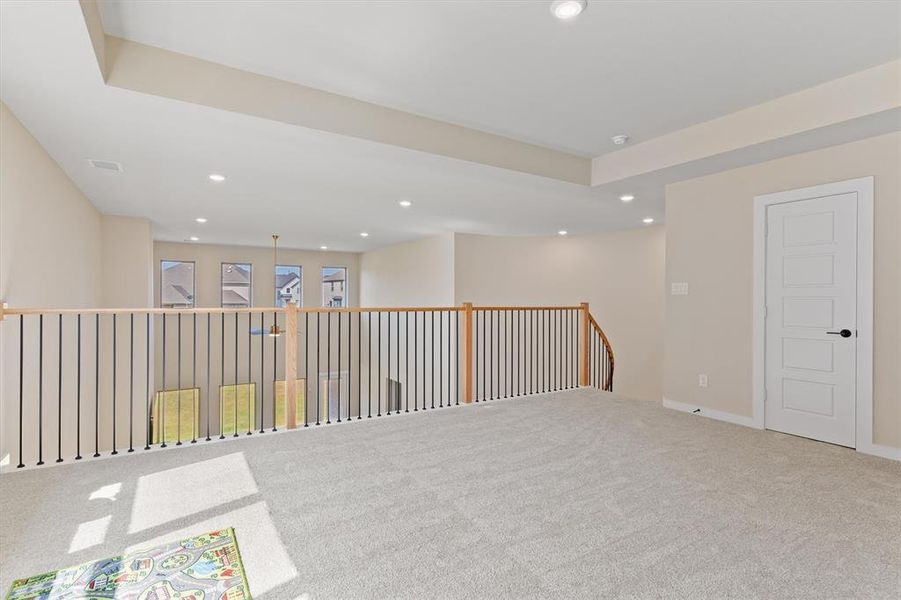 Upstairs Game Room with closet for storge