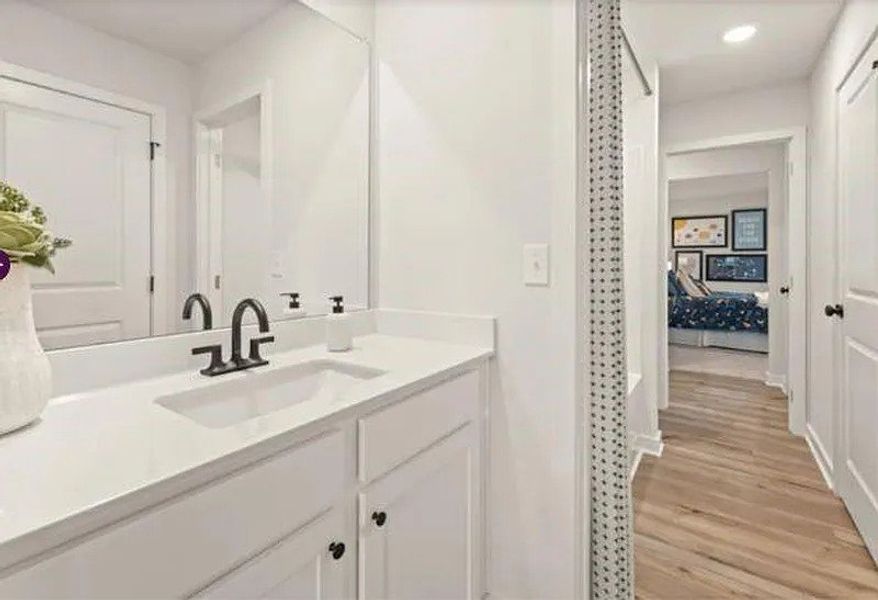 Furnished interior view inside a new home in The Estates at Gainesville Township, Gainesville (Image 26).