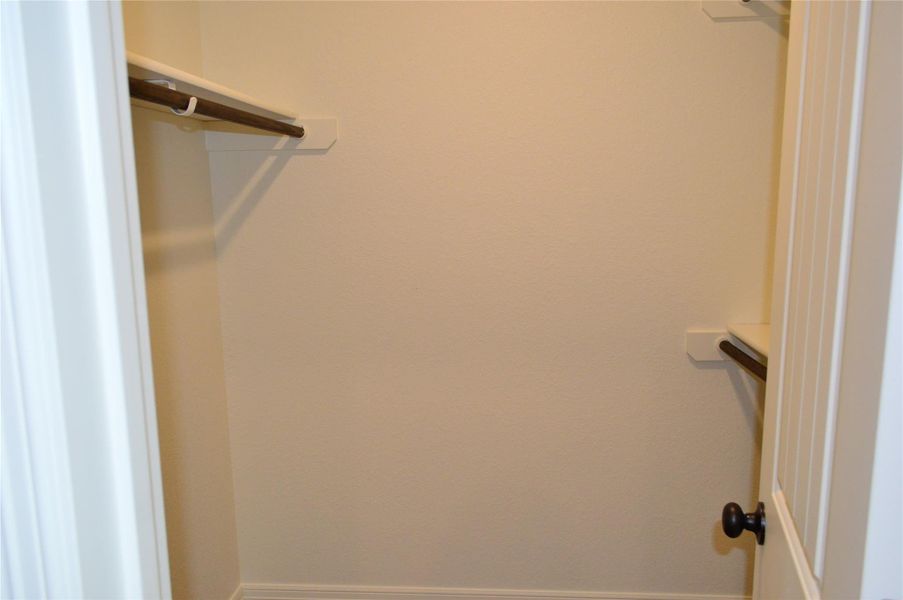 View of spacious closet