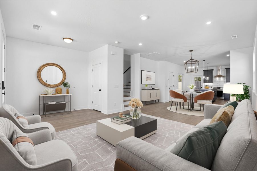 Furnished interior view inside a new home in , Johns Island (Image 5).