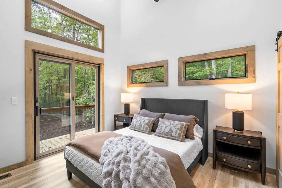 Furnished interior view inside a new home in , Morganton (Image 14).