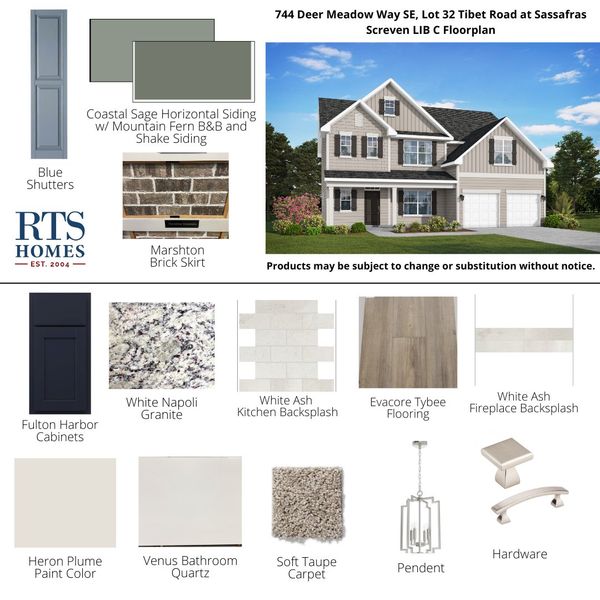 2D floor plan layout of this home in Tibet Road at Sassafras, Allenhurst, GA (Image 4).