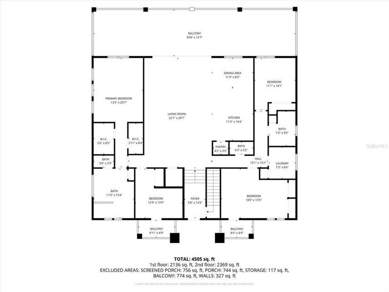 2D floor plan layout of this home in , Englewood, FL (Image 4).