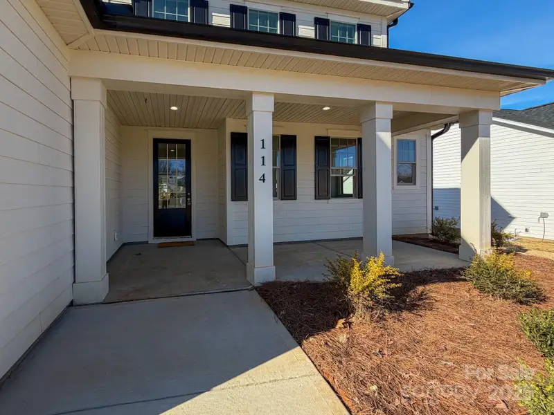 Exterior details and patio area of a home in , Mooresville (Image 3).
