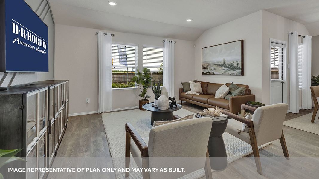Furnished interior view inside a new home in Swenson Heights, Seguin (Image 18).