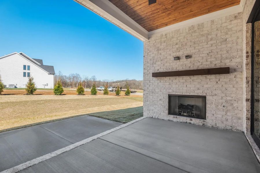 The Marshall C Outdoor Living Area