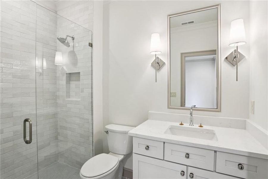 Furnished interior view inside a new home in , Marietta (Image 13).