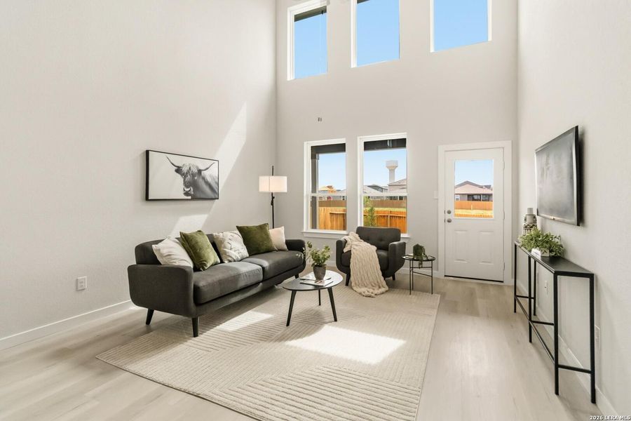 Furnished interior view inside a new home in Hickory Ridge, Elmendorf (Image 14).