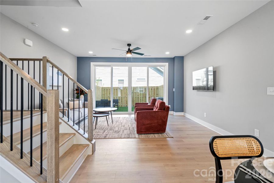 Furnished interior view inside a new home in , Charlotte (Image 9).