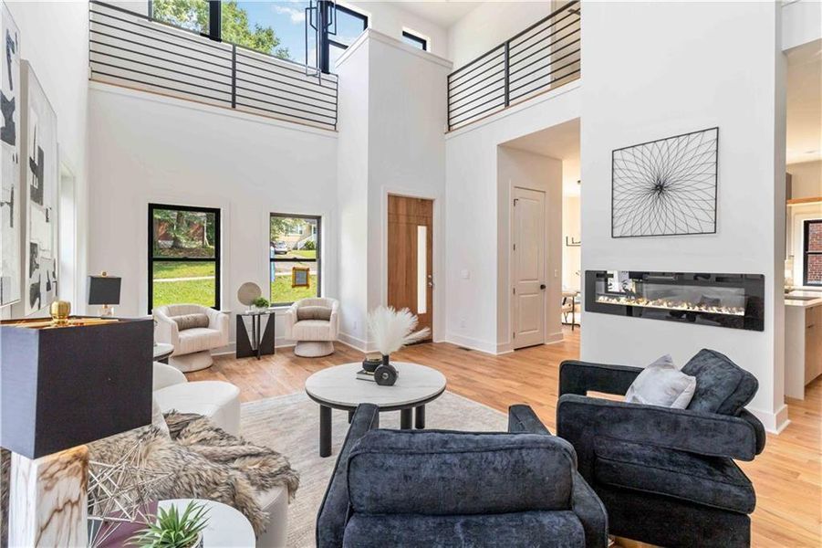 Furnished interior view inside a new home in , Decatur (Image 15).