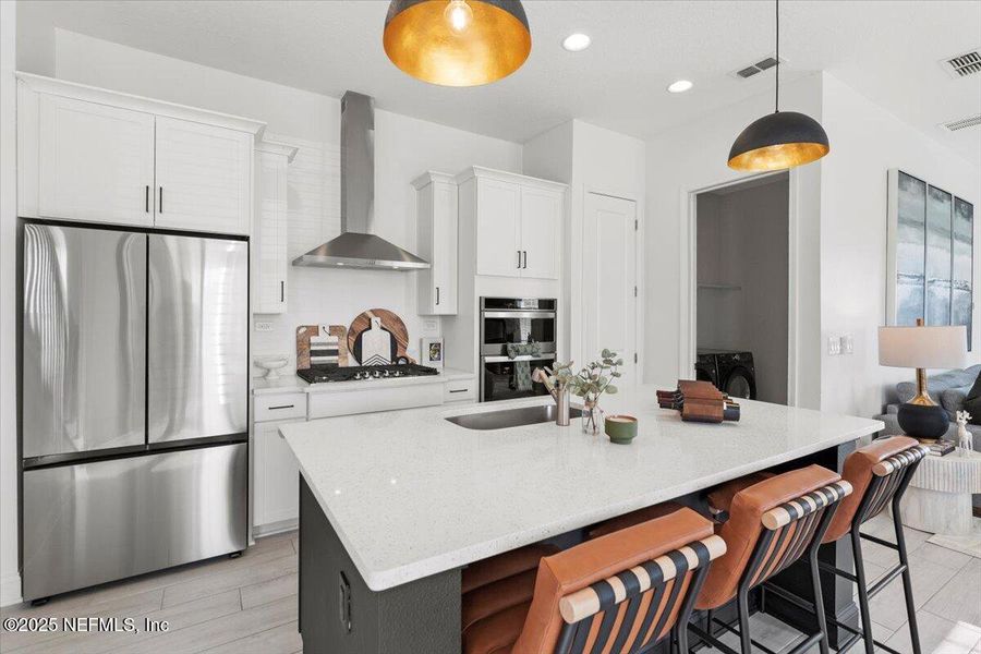 Furnished interior view inside a new home in , St. Johns (Image 15).