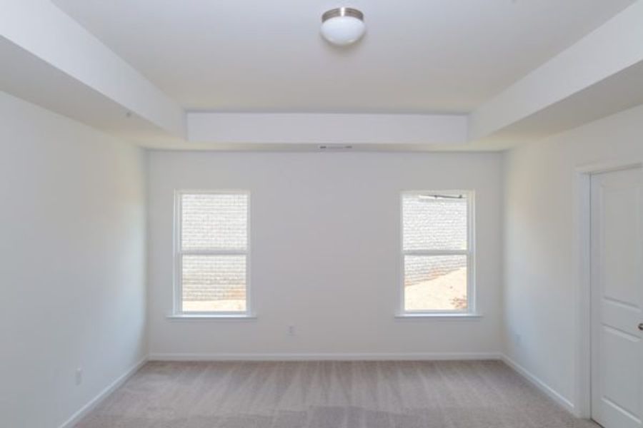 Representative unfurnished interior of a home built from the Emory Townhome by Piedmont Residential in The Retreat at Browns Ridge, Newnan (Image 28).