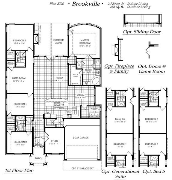 2D floor plan layout of this home in Trinity Falls, McKinney, TX (Image 5). 2D floor plan layout of this home in Trinity Falls, McKinney, TX (Image 5).