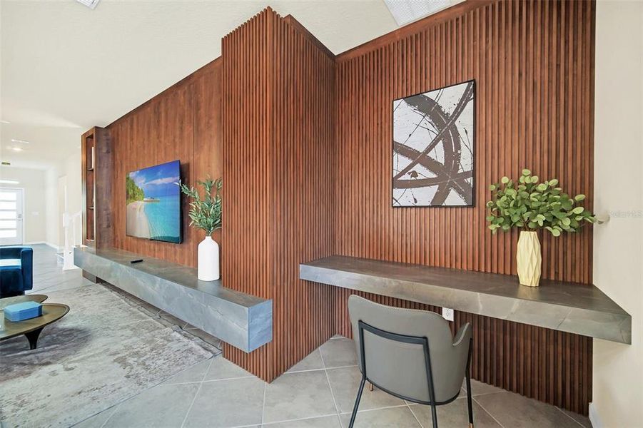 Furnished interior view inside a new home in , Clermont (Image 42).