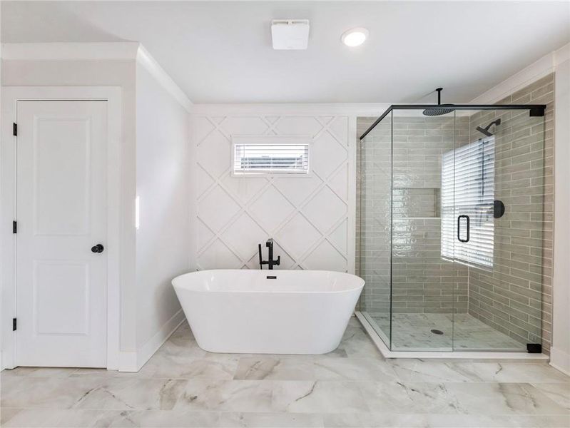 Furnished interior view inside a new home in , Buford (Image 17).
