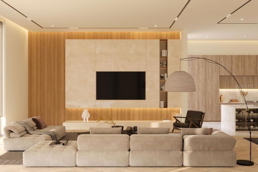 Furnished interior view inside a new home in , Sarasota (Image 11).