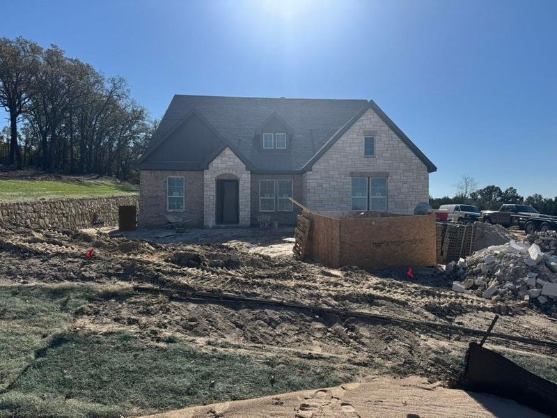 In-progress construction of a new home in Oak Grove Addition, Springtown, TX (Image 6). In-progress construction of a new home in Oak Grove Addition, Springtown, TX (Image 6).