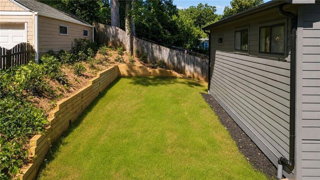 Exterior details and patio area of a home in , Atlanta (Image 29).