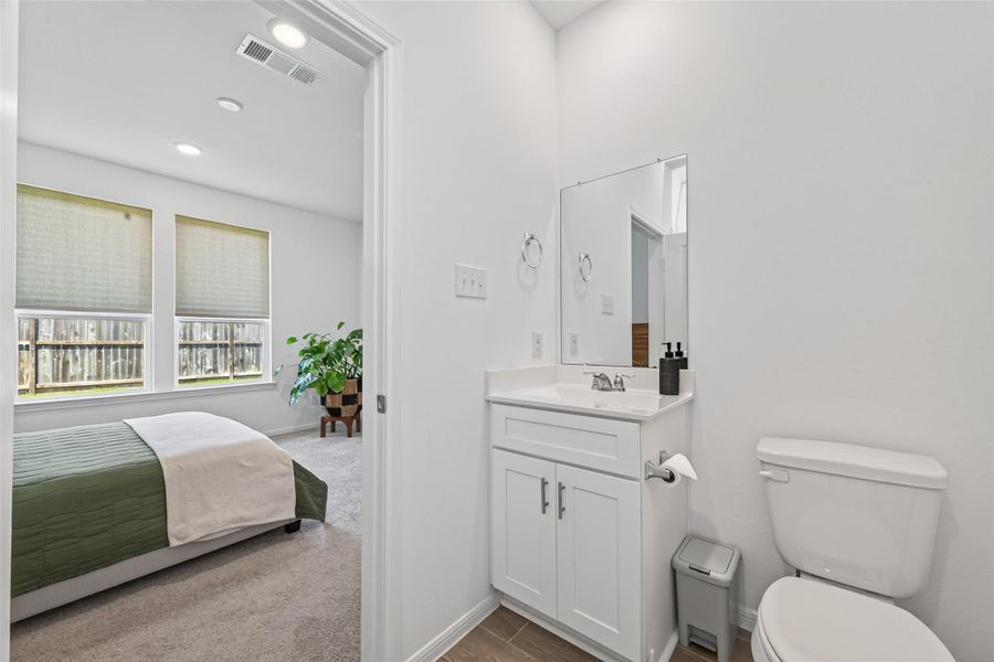 Furnished interior view inside a new home in , Porter (Image 17). Furnished interior view inside a new home in , Porter (Image 17).