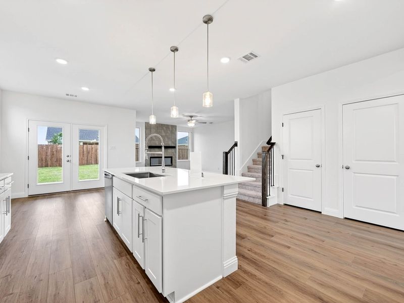 Furnished interior view inside a new home in Meadow Ridge Estates, Josephine (Image 7). Furnished interior view inside a new home in Meadow Ridge Estates, Josephine (Image 7).
