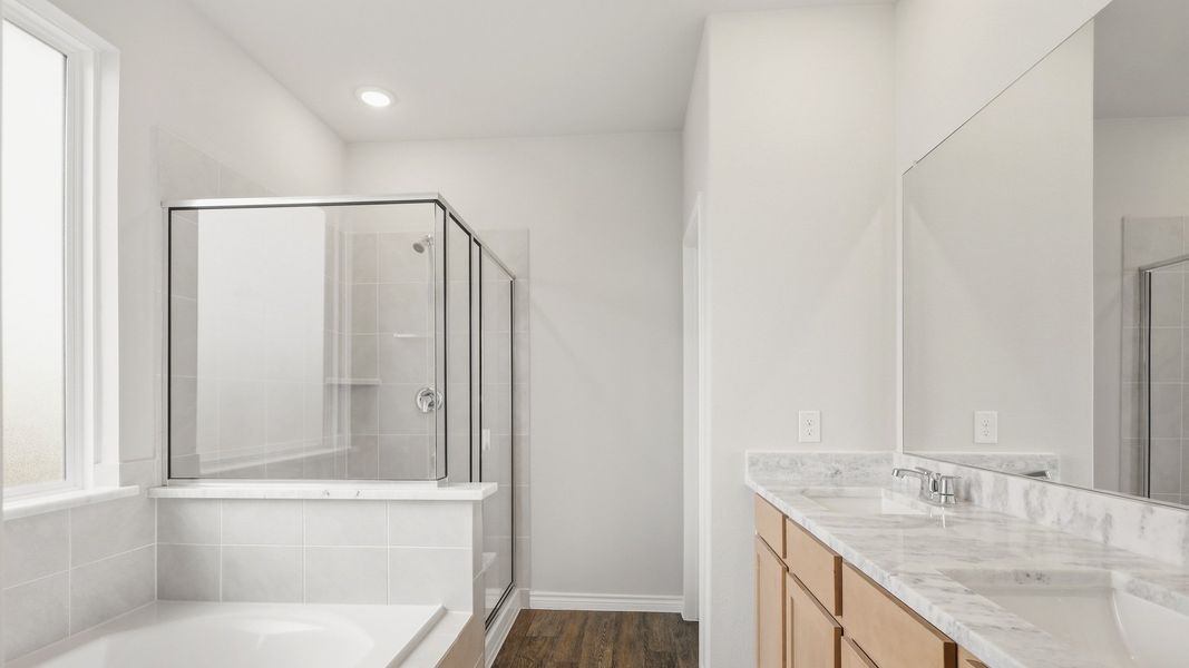 Primary bathroom Primary bathroom