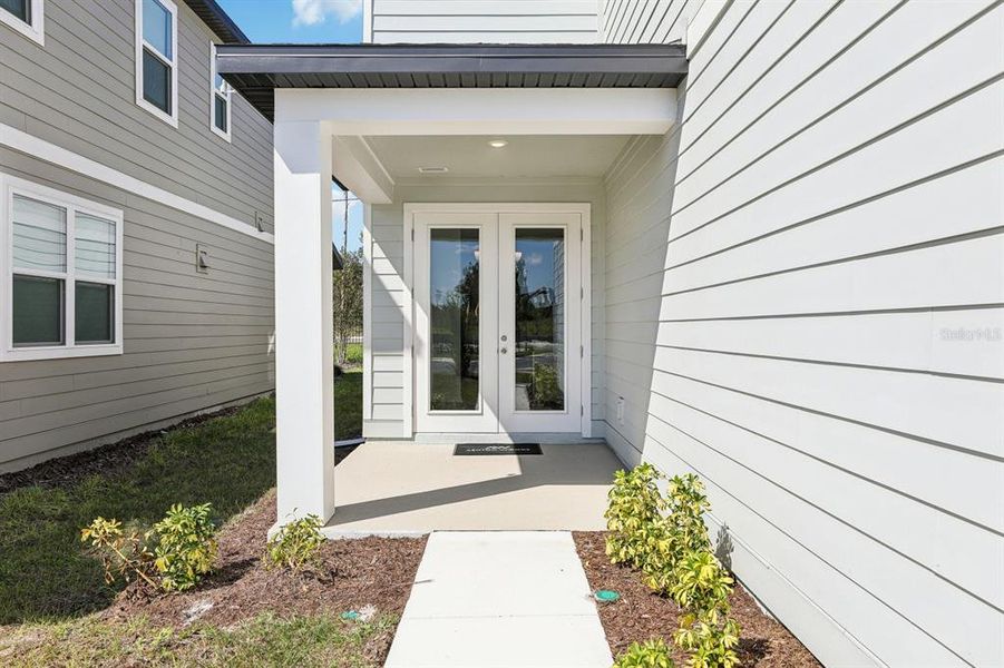 Exterior details and patio area of a home in Ellington Classical, St. Cloud (Image 21). Exterior details and patio area of a home in Ellington Classical, St. Cloud (Image 21).